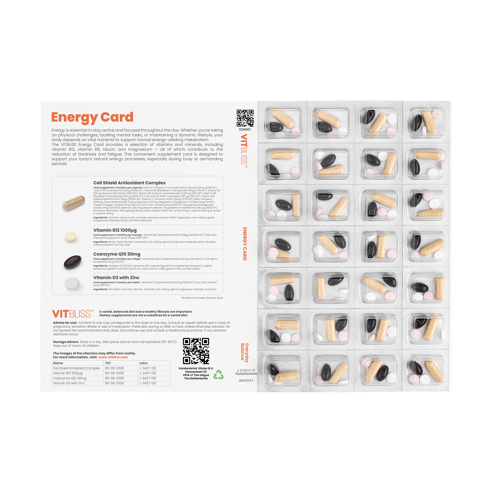 Energy Card - VITBLISS